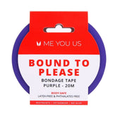 Me You Us Bound To Please Bondage Tape 20m Purple BDSM Restraints