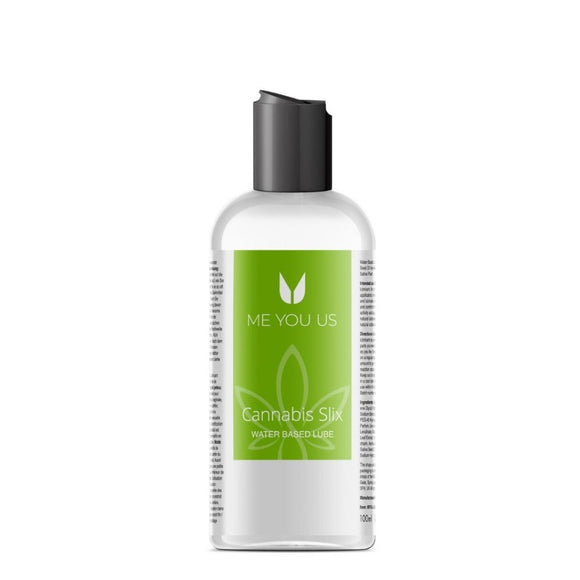 Me You Us Cannabis Slix Water Based Lube 100ml Sex Toy Safe Lubricant