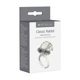 Me You Us Classic Rabbit Cock Ring Clear Clitoral Bunny Vibrating Penis Sex Toy