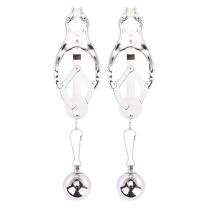 Me You Us Clover Nipple Clamps Silver Steel Body Clips Weights Fetish Play