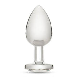 Me You Us Crystal Jewels Clear Gem Large Size Butt Plug Anal Sex Toy