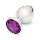 Me You Us Crystal Jewels Purple Gem Large Size Butt Plug Anal Sex Toy