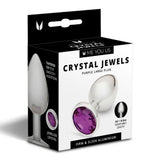 Me You Us Crystal Jewels Purple Gem Large Size Butt Plug Anal Sex Toy
