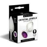Me You Us Crystal Jewels Purple Anal Gem Medium Size Metal Butt Plug Sex Toy