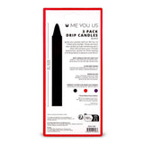 Me You Us Drip Candles 3 Pack Black Wax Fetish Play