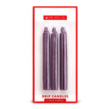 Me You Us Drip Candles 3 Pack Purple Wax Fetish Play