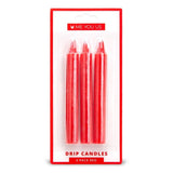 Me You Us Drip Candles 3 Pack Red Wax Fetish Play