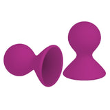 Me You Us Dual Masseuse Nipple Clit Suckers Purple Silicone Suction Bulbs