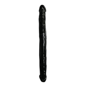 Me You Us Eighteen 18" Black Double Dong Realistic Penis Dildo Sex Toy