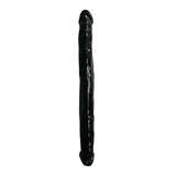 Me You Us Eighteen 18" Black Double Dong Realistic Penis Dildo Sex Toy