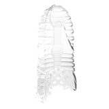 Me You Us Glacier Dual End Stroker Clear Rib Male Masturbator Sex Toy