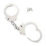 Me You Us Heavy Metal Handcuffs Steel Safety Wrist Restraints Kinky Bondage Play
