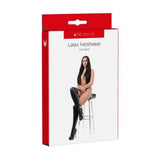Me You Us Latex Stockings Small Size Black Rubber Fetish Club Wear
