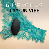 Me You Us Lay-On Vibrator Black Clitoral Massager Panty Vibe Sex Toy