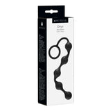 Me You Us Onyx Silicone 5 Anal Beads Black Silicone Ring Pull Butt Plug Unisex Sex Toy