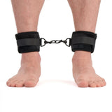 Me You Us Padded Velvet Ankle Cuffs Soft Velcro Bondage Restraints