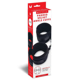 Me You Us Padded Velvet Ankle Cuffs Soft Velcro Bondage Restraints