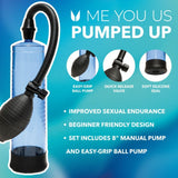 Me You Us Pumped Up Blue Air Suction Penis Pump Erection Enhancer