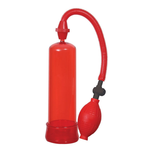 Me You Us Pumped Up Fire Suction Penis Pump Red Erection Enhancer