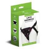 Me You Us Purple Lace Harness Bullet Pocket Crotchless Strap-On Dildo