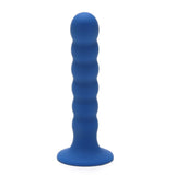 Me You Us Ripple 5.5" G-Spot Peg Dildo Blue Silicone Curved Sex Toy