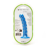 Me You Us Ripple 5.5" G-Spot Peg Dildo Blue Silicone Curved Sex Toy