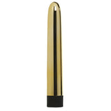 Me You Us Sensuous Classic Vibrator Gold Smooth 7 Inch Multispeed Vibe Sex Toy