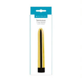 Me You Us Sensuous Classic Vibrator Gold Smooth 7 Inch Multispeed Vibe Sex Toy