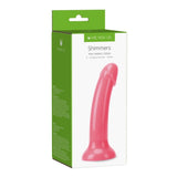 Me You Us Shimmers 6 Inch Sparkly Dong Pink Glitter Silicone Dildo Sex Toy