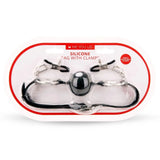 Me You Us Silicone Gag with Nipple Clamps Mouth Bondage Fetish Play