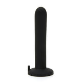 Me You Us 5" Vibrating Slim Peg Dildo Black Silicone Thin Anal Sex Toy