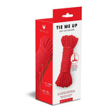 Me You Us Tie Me Up Soft Cotton Rope Red 10m Bondage Restraint Shibari