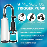 Me You Us Trigger Air Suction Penis Pump Size Girth Erection Enhancer