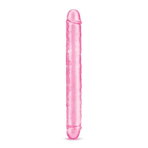 Me You Us UltraCock Pink Jelly 12" Double Ended Dildo Flexible Penis Sex Toy