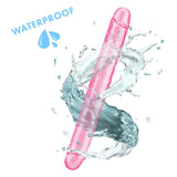Me You Us UltraCock Pink Jelly 12" Double Ended Dildo Flexible Penis Sex Toy