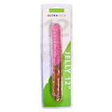 Me You Us UltraCock Pink Jelly 12" Double Ended Dildo Flexible Penis Sex Toy