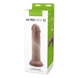Me You Us Ultra Cock 12" Realistic Dildo Caramel Skin XL Penis Sex Toy