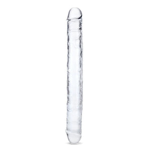 Me You Us UltraCock 15" Clear Jelly Double Ended Dildo Realistic Penis Sex Toy