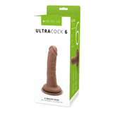 Me You Us Ultra Cock 6 Inch Dildo Brown Skin Realistic Penis Suction Cup Sex Toy