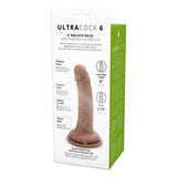 Me You Us Ultra Cock 6 Inch Dildo Brown Skin Realistic Penis Suction Cup Sex Toy
