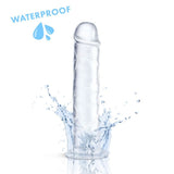 Me You Us Ultra Cock Clear Jelly 7 Inch Dong Realistic Translucent Penis Dildo Sex Toy