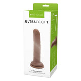 Me You Us Ultra Cock Uncut 7" Realistic Uncircumcised Foreskin Penis Dildo Caramel Skin Tone Sex Toy