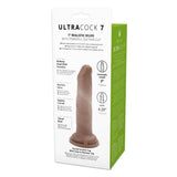 Me You Us Ultra Cock Uncut 7" Realistic Uncircumcised Foreskin Penis Dildo Caramel Skin Tone Sex Toy