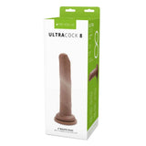 Me You Us Ultra Cock Uncut 8" Realistic Uncircumcised Foreskin Penis Dildo Caramel Skin Tone Sex Toy