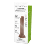Me You Us Ultra Cock Uncut 8" Realistic Uncircumcised Foreskin Penis Dildo Caramel Skin Tone Sex Toy