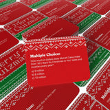 Merry Quizmas Christmas Quiz Question Cards Festive Fun Trivia Game