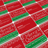 Merry Quizmas Christmas Quiz Question Cards Festive Fun Trivia Game