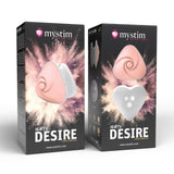 Mystim Hearts Desire Layon Clitoral Vibrator Quiet Stimulation Massager Sex Toy