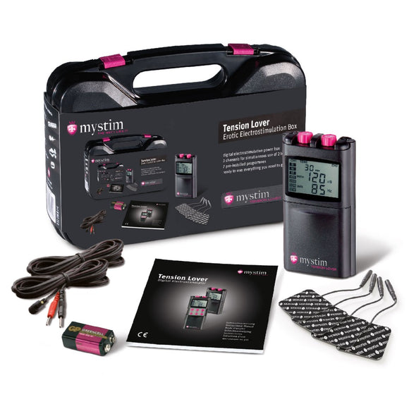 MyStim Tension Lover Erotic Electro Stimulation Power Box Kit E-Stim Fetish Play Set