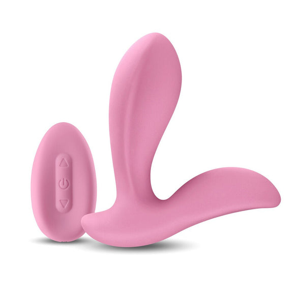NS Novelties Secrets Rain G-spot and Clit Vibe Remote Control Pink Vibrator Sex Toy
